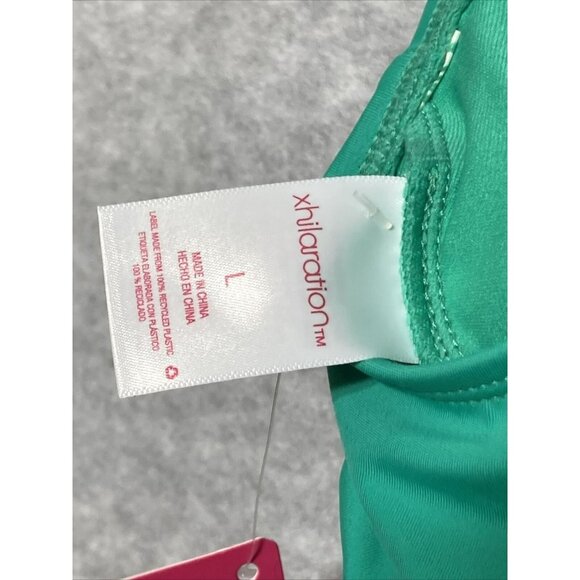 Xhilaration Green Wireless Bikini Swim Swimsuit Top Youth Size L 8-10 - Picture 6 of 12